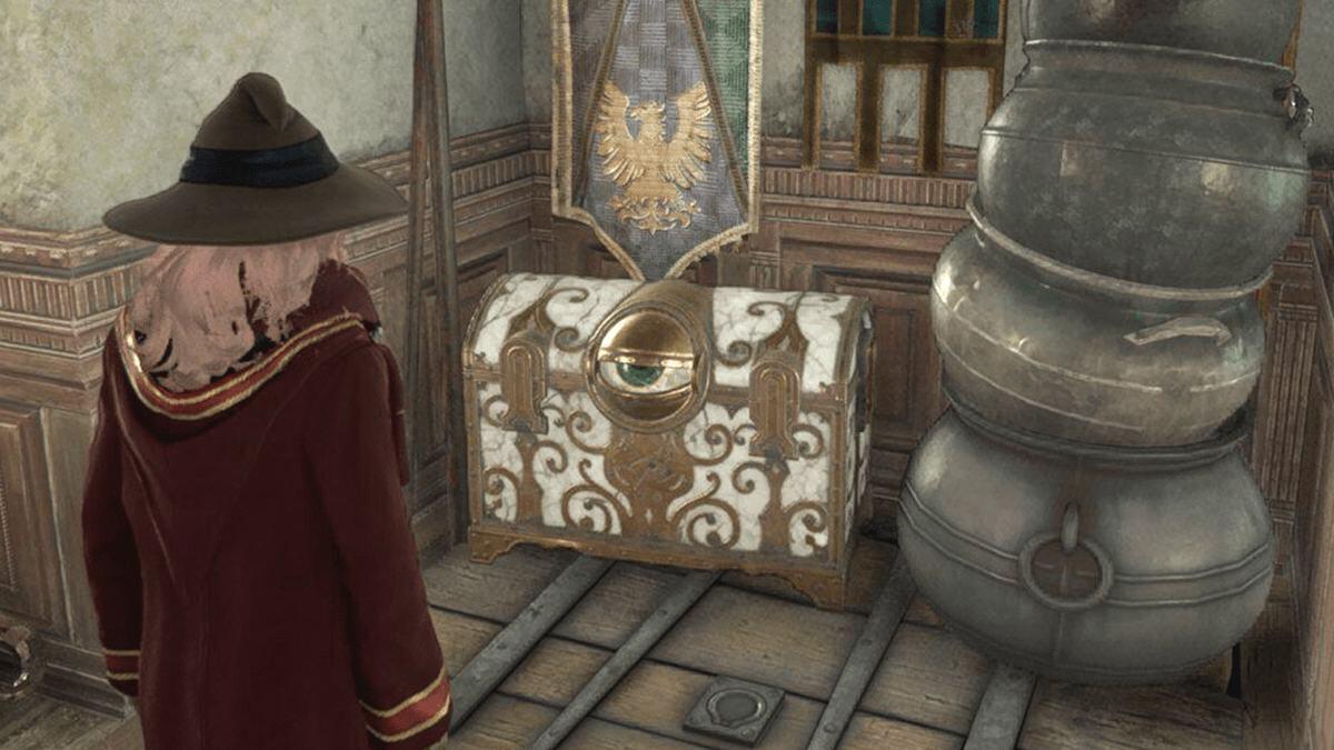 Hogwarts Legacy: Como abrir los cofres de un solo ojo