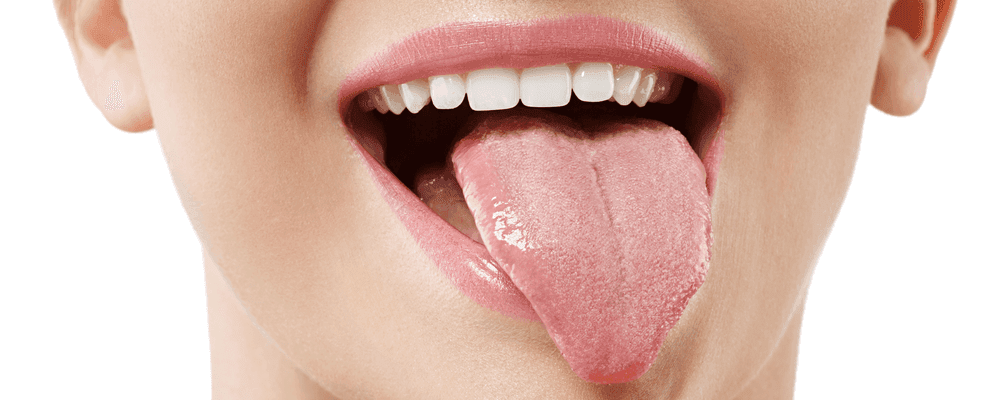 Increíble lengua de mas de 20 cm