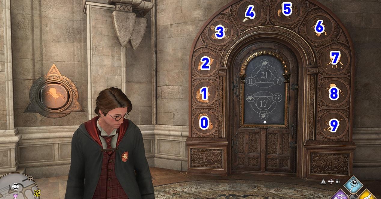 Hogwarts Legacy: Como abrir las puertas con dibujos de animales