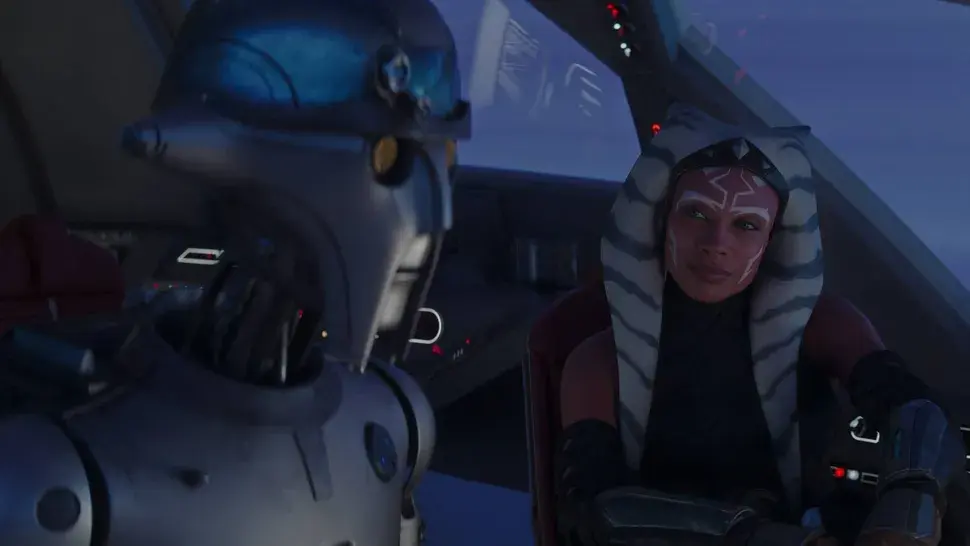 "Los fanáticos de Ahsoka quedan impresionados por la "épica" batalla espacial del episodio tres."